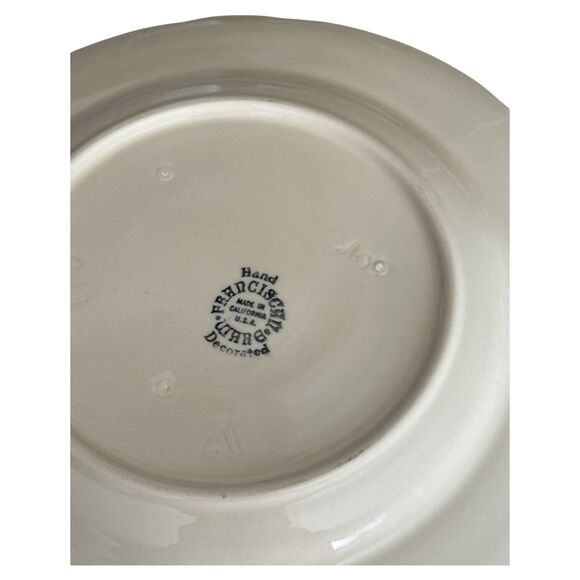 Franciscan Desert Rose Dinner Plates x2 | 9.5” USA 1950s | Read Description Vtg - Picture 7 of 7